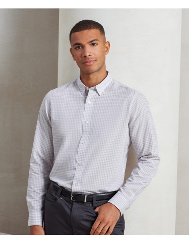 PRE-PR252-Mens Maxton Check Long Sleeve Shirt